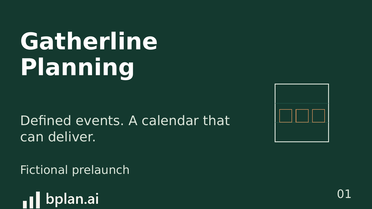 Actual Gatherline Planning pitch title
