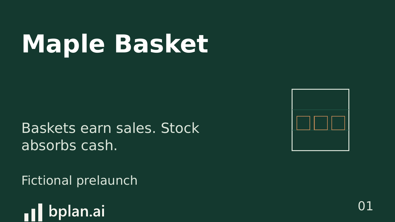 Actual Maple Basket pitch title