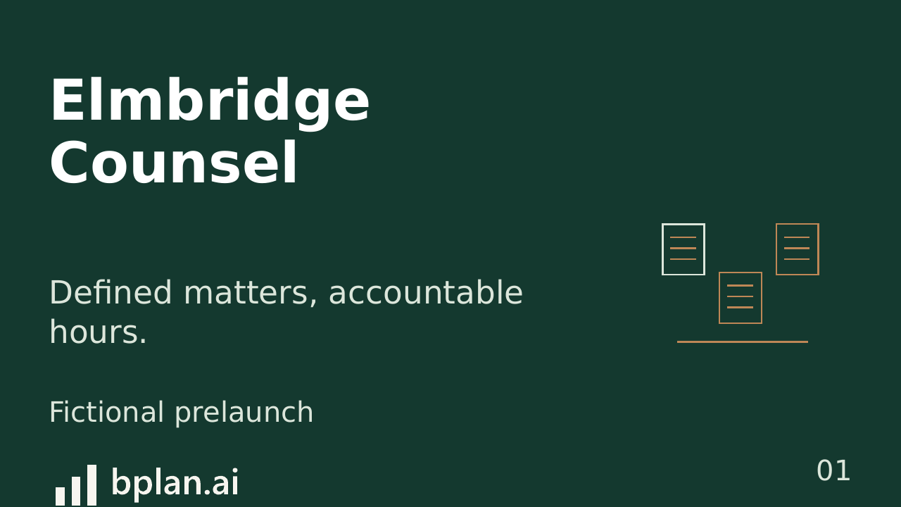 Actual Elmbridge Counsel pitch title