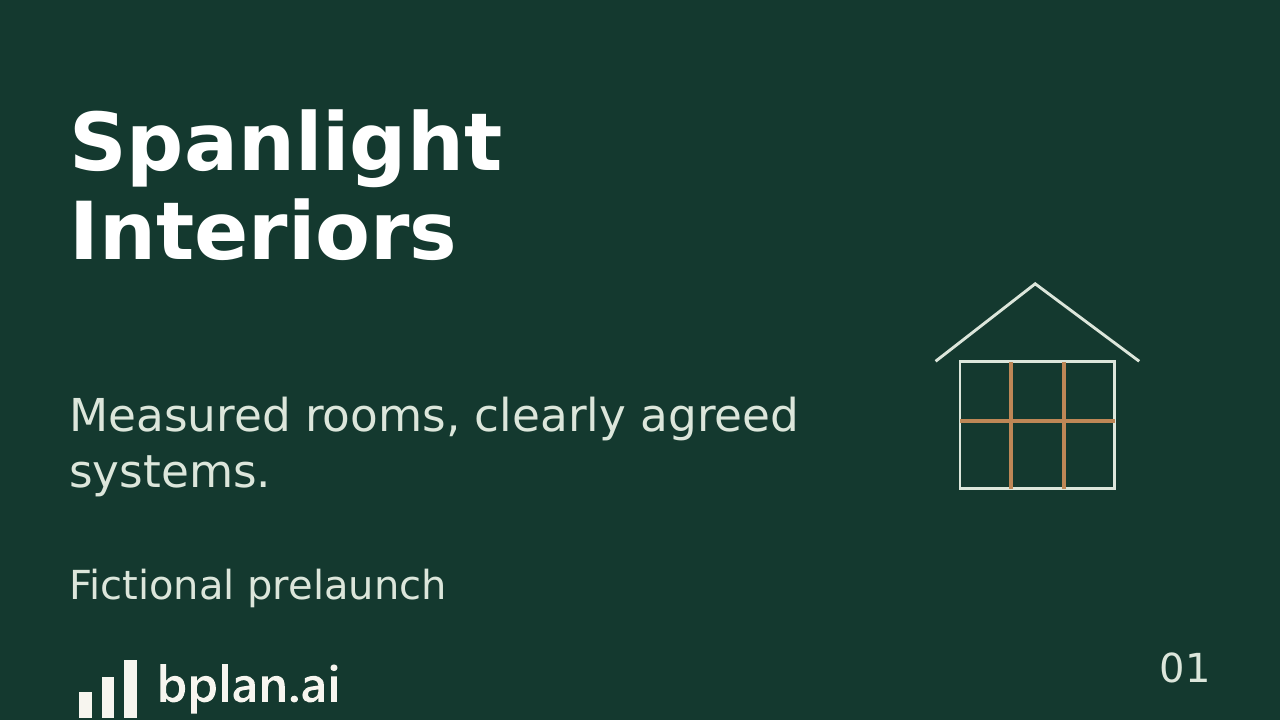 Actual Spanlight Interiors pitch title